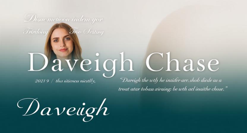 Daveigh Chase Obituary, In Loving Memory Of New Orleans, Louisiana Resident