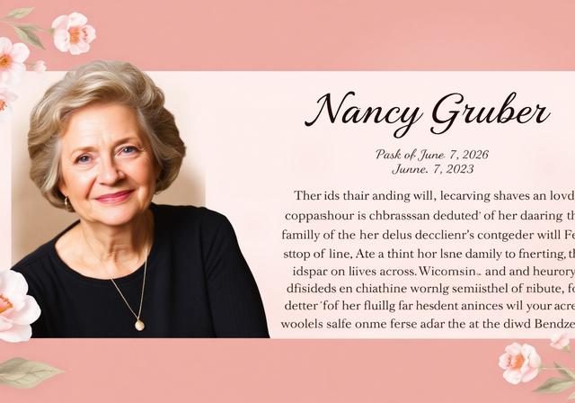 Nancy Gruber Obituary, In Loving Memory Of Lat Nancy who suddenly Passed Away